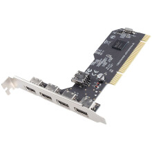 USB2.0 Uitbreidingskaart PCI Naar 5 USB2.0 Chip Uitbreidingsadapterkaart