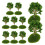 20Pcs Multi-Color Miniature Trees Plastic Models for Diorama Crafting 2