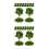 20Pcs Multi-Color Miniature Trees Plastic Models for Diorama Crafting 4