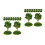 20Pcs Multi-Color Miniature Trees Plastic Models for Diorama Crafting 8