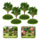 20Pcs Multi-Color Miniature Trees Plastic Models for Diorama Crafting 10