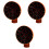 3Pcs Pc Hair Diffuser Cover Orange Universal Blow Dryer Accessory 5