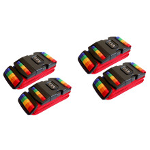 4Pièces De Bagage Serrure 3 Chiffres Multi Couleur Ultra