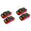 4Pièces De Bagage Serrure 3 Chiffres Multi Couleur Ultra 1