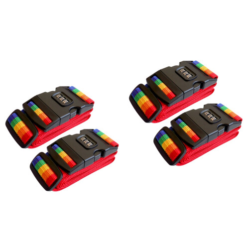 4Pièces De Bagage Serrure 3 Chiffres Multi Couleur Ultra