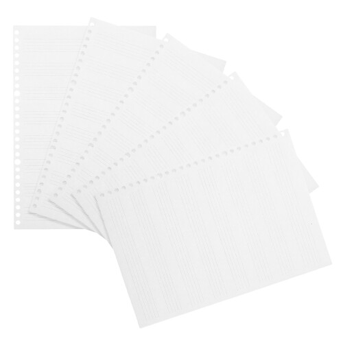 5Pcs Blank Staff Paper Refill Pack for Music Composition 2