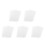 5Pcs Blank Staff Paper Refill Pack for Music Composition 5