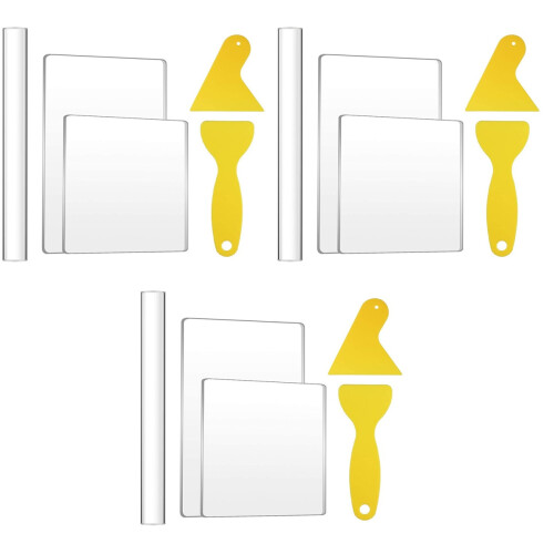 3Ensembles Kits De Sculpture Argile Avec Rouleau