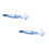 2Pcs White Plastic Turtle Shell Cleaning Brush Double-Headed Design 6