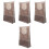 4Pcs Upright Fabric Laundry Bag Hanging Door Storage Multi-Color 4