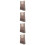 4Pcs Upright Fabric Laundry Bag Hanging Door Storage Multi-Color 8