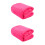 2Pcs Durable Flannel Pet Blanket Rosy Color Soft Warm Bedding 4