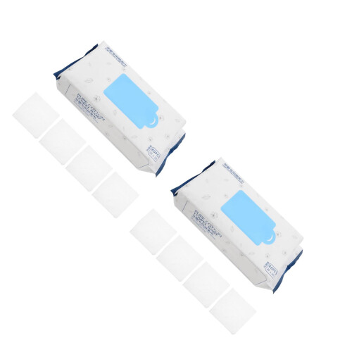 160Pièces Coton Doux Lingettes Jetables Nettoyage