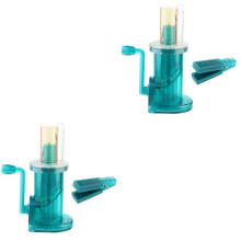 6Pièces Tricoteuse Manuelle Verte En ABS, Outil Pratique Pour Loisirs