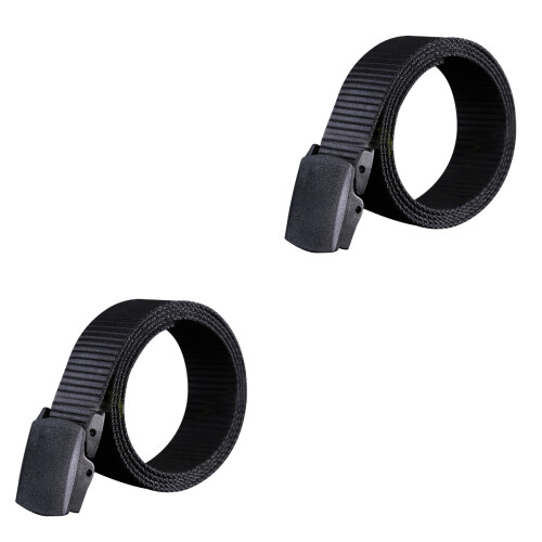 2Pièces Ceintures Toile Nylon Confortables Et Durables