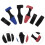 12Pcs Assorted Color Fishing Rod Tip Covers and Elastic Pole Strap Set 8