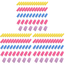 150Pièces Bigoudis Auto-Agrippants Plastique Colorés Pour DIY