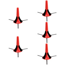 5Pièces Support Portable Clarinette Rouge Stable Antidérapant