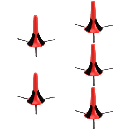 5Pièces Support Portable Clarinette Rouge Stable Antidérapant