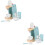 2Ensembles Jouet Machine Café En Bois Durable Pour Jeu D'enfant 1