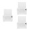 3Pcs Clear Locking Donation Box Acrylic Suggestion Ballot Case 8
