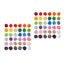 2Pièces Feutre Laine Couleurs Assorties 36 Fibres Pour DIY