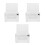 3Pcs Clear Locking Donation Box Acrylic Suggestion Ballot Case 9