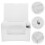 3Pcs Clear Locking Donation Box Acrylic Suggestion Ballot Case 10