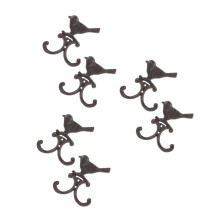 6Pièces Porte-Accroche Tour Eiffel Fer Noir Pour Salon Chambre