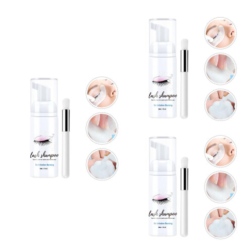 3Pièces Doux Cils Contre Résidus