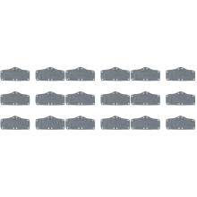 18Pièces Accessoires Casque Casque Liner Gris Lavable Snap