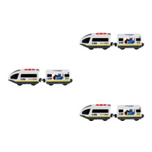 3Pièces Jouet Train Électrique Alliage Pour Enfants