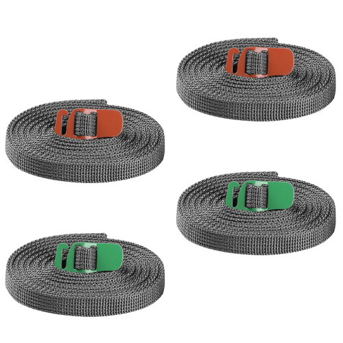 8Pièces Sangles De Fixation Multicolores Pour Camping Et Randonnée