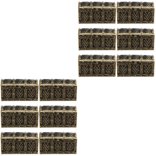 24Pièces Coffrets Pirate Mini Enfant Coffre Café