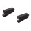 2Pcs Black Acrylic Stapler for Desk Large Capacity Office School Use 8