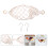 4Sets Decorative Hand-Made Fruit Hammock Beige Space-Saving Basket 11