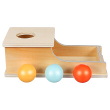 4Pièces Jouet Boîte Enfant Motricité Fine Bois Couleurs Apprentissage