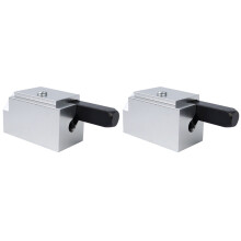 2Pièces Ciseau D'angle Argenté Ergonomique Pour Serrure Porte Bois