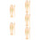 5Ensembles Instruments Musicaux Bébé En Bois Durable Beige 1