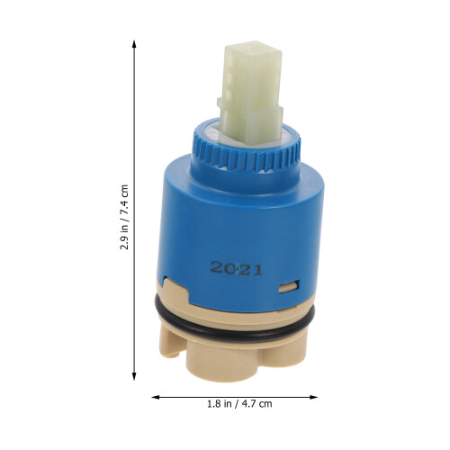 2Pcs Blue Faucet Valves Ceramic Disc for Kitchen Bathroom 1