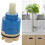 2Pcs Blue Faucet Valves Ceramic Disc for Kitchen Bathroom 3