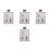 4Ensembles Kit Empreintes Bébés Rose Avec Pour Mains 1