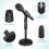 2Pcs Adjustable Desk Microphone Stand with Black Clip for Recording 5
