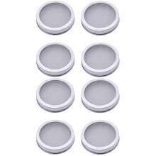8Pièces Couvercles Germoirs Bocal Argent Résistants Maille Inox