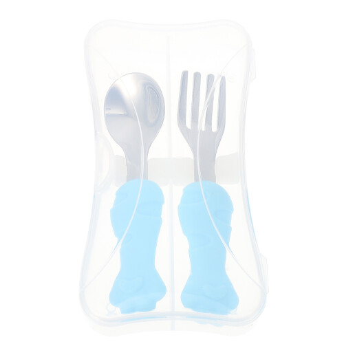 1Ensemble Kit Cartoon Silicone Acier Inoxydable
