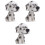 3Pièces Accessoires Chien Multi Usage Décor Portable 1