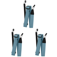 3Pièces Bandoulières Bleu Simples Pour Ukulélé Accessoires Solides
