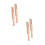 4Pcs Light Yellow Wood Drawer Slides Bottom Mount Smooth Operation Kit 10