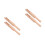 4Pcs Light Yellow Wood Drawer Slides Bottom Mount Smooth Operation Kit 11
