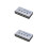 2Pièces Commutateur USB 2.0 Argent Pour Partage Périphériques Pièce 1